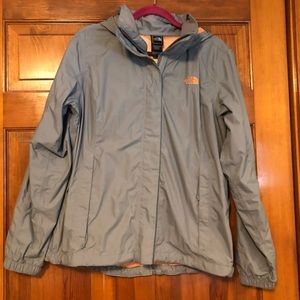 North face Rain Jacket - Grey & Peach
